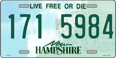 NH license plate 1715984