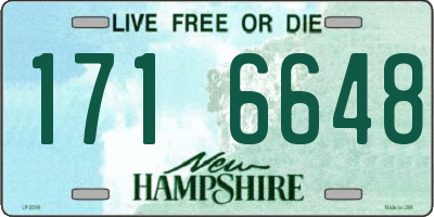 NH license plate 1716648