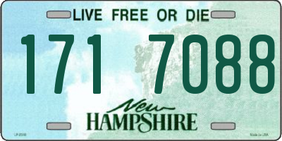 NH license plate 1717088