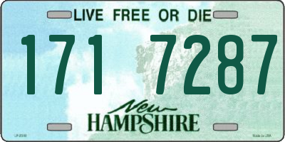 NH license plate 1717287