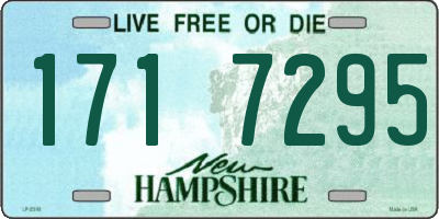 NH license plate 1717295