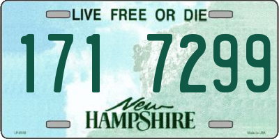 NH license plate 1717299