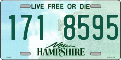 NH license plate 1718595