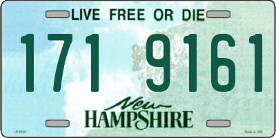 NH license plate 1719161