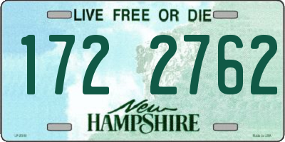 NH license plate 1722762