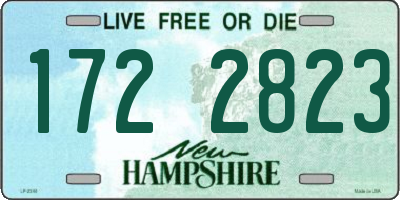 NH license plate 1722823