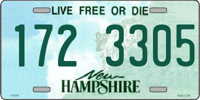 NH license plate 1723305