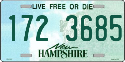 NH license plate 1723685