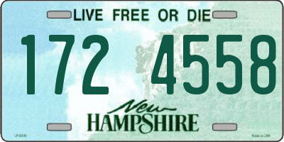 NH license plate 1724558