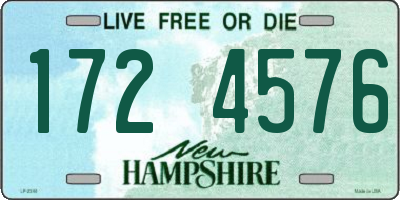 NH license plate 1724576