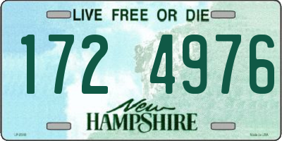 NH license plate 1724976