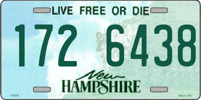 NH license plate 1726438