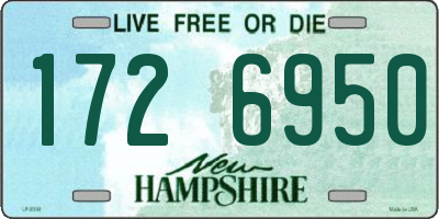 NH license plate 1726950