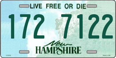 NH license plate 1727122