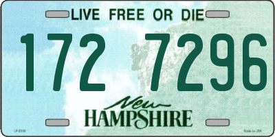NH license plate 1727296