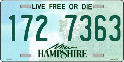 NH license plate 1727363