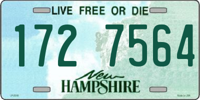 NH license plate 1727564
