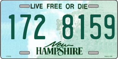 NH license plate 1728159