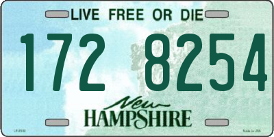 NH license plate 1728254