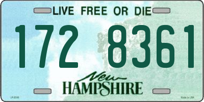 NH license plate 1728361