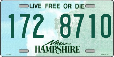 NH license plate 1728710