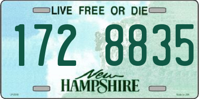 NH license plate 1728835