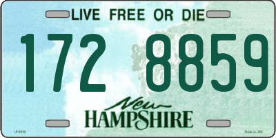 NH license plate 1728859