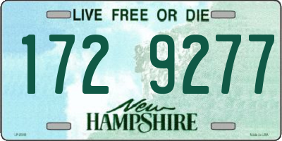NH license plate 1729277