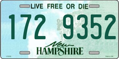 NH license plate 1729352