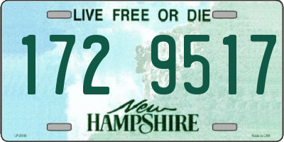 NH license plate 1729517