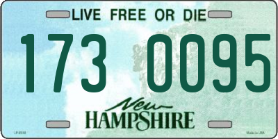 NH license plate 1730095