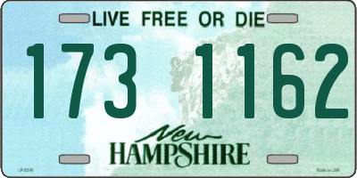 NH license plate 1731162