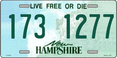 NH license plate 1731277