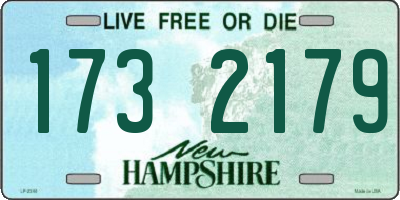 NH license plate 1732179