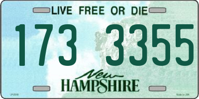 NH license plate 1733355