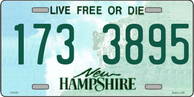 NH license plate 1733895
