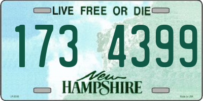 NH license plate 1734399