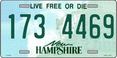 NH license plate 1734469