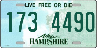 NH license plate 1734490