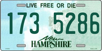 NH license plate 1735286