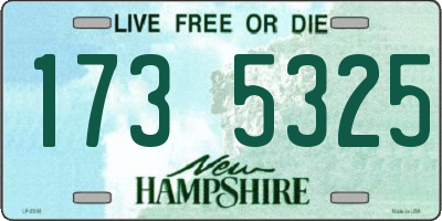 NH license plate 1735325