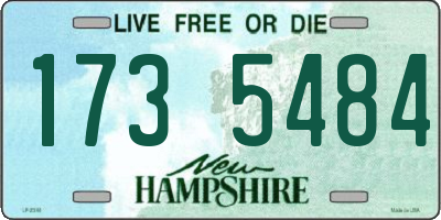 NH license plate 1735484