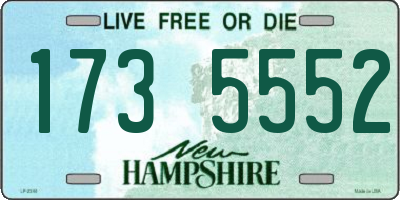 NH license plate 1735552