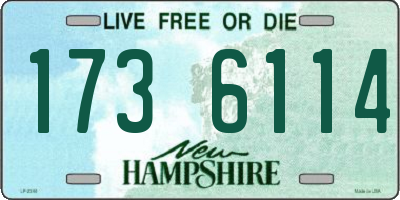 NH license plate 1736114