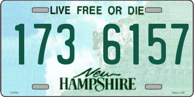 NH license plate 1736157