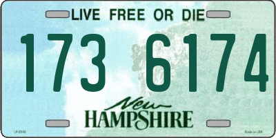 NH license plate 1736174