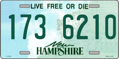 NH license plate 1736210