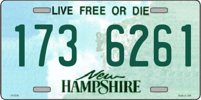 NH license plate 1736261