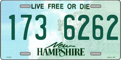 NH license plate 1736262