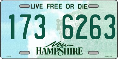 NH license plate 1736263